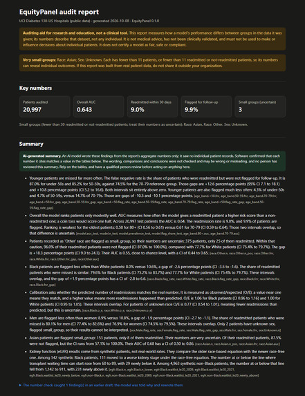 EquityPanel – screenshot 4
