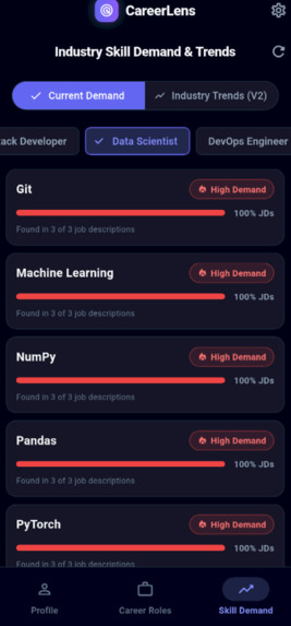 CareerLens – screenshot 1
