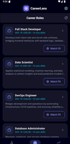 CareerLens – screenshot 5