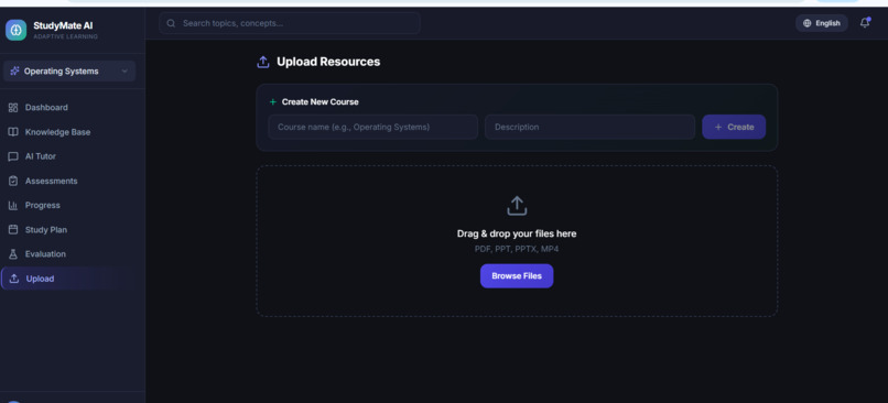 StudyMate AI – Personalized Intelligent Learning Platform – screenshot 2