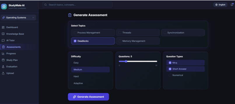 StudyMate AI – Personalized Intelligent Learning Platform – screenshot 6