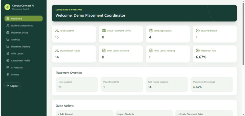 Campus Placement and Offer Tracking Portal – screenshot 11