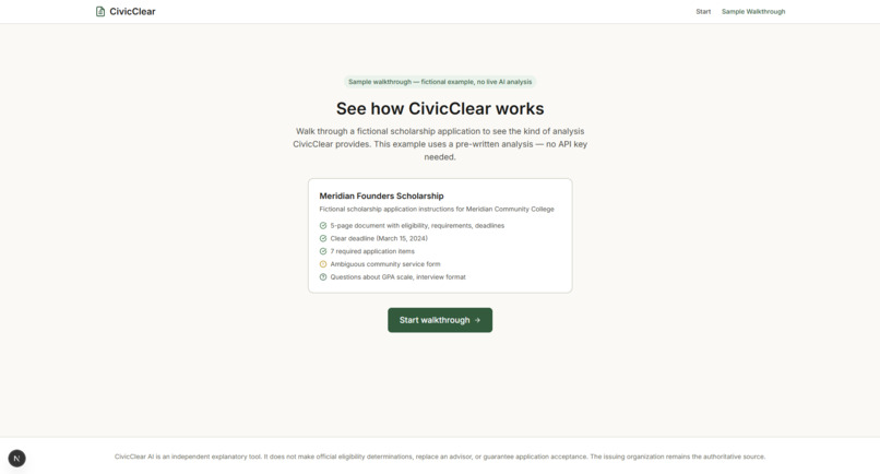 CivicClear AI – screenshot 4