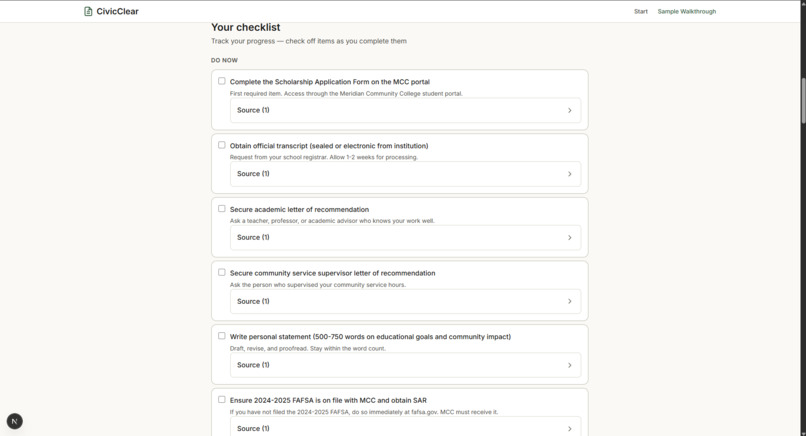 CivicClear AI – screenshot 5