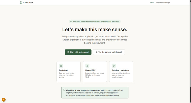CivicClear AI – screenshot 6