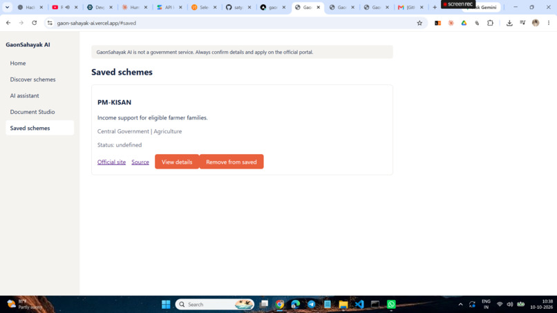 GaonSahayak AI – screenshot 3