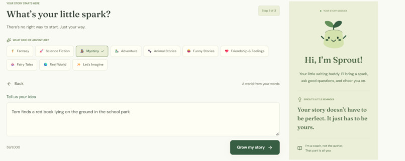 StorySprout – screenshot 3