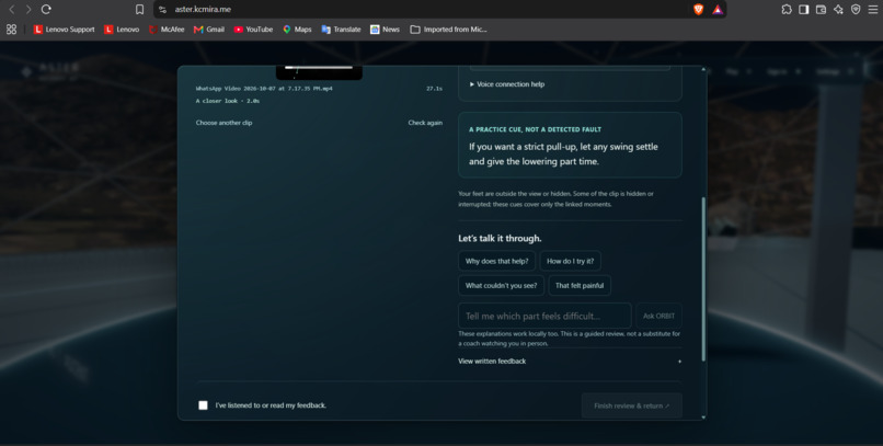 Aster – screenshot 2