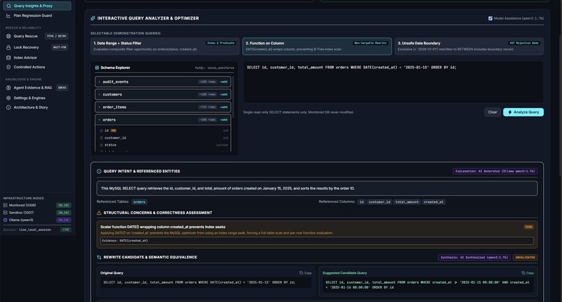 NexusDBA – screenshot 3