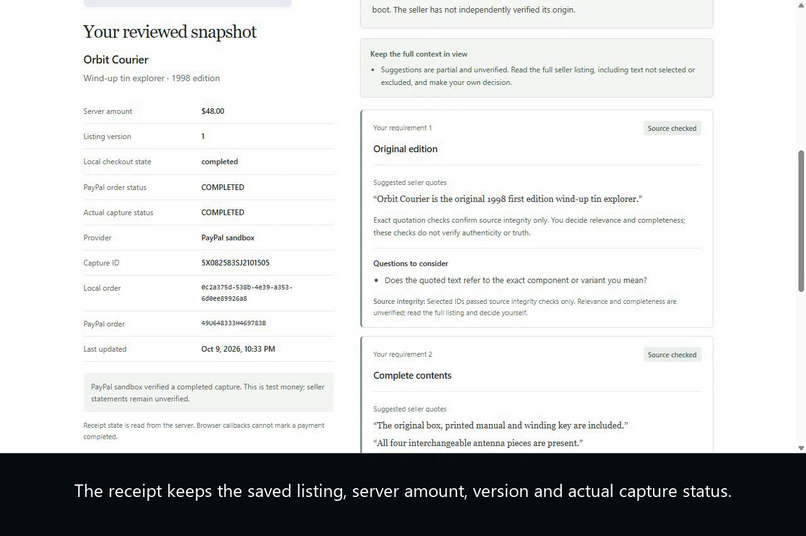 Second Look – screenshot 1