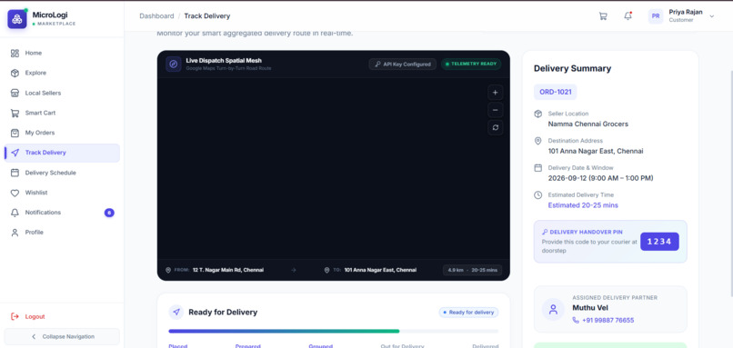 Smart Micro-Logistics Management System – screenshot 4