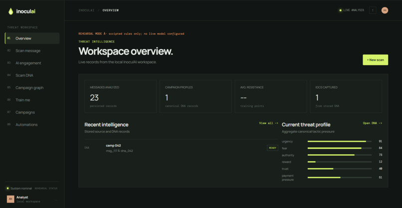 InoculAI – screenshot 1