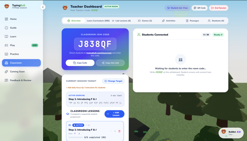 TypingBull AI Classroom Coach – screenshot 3