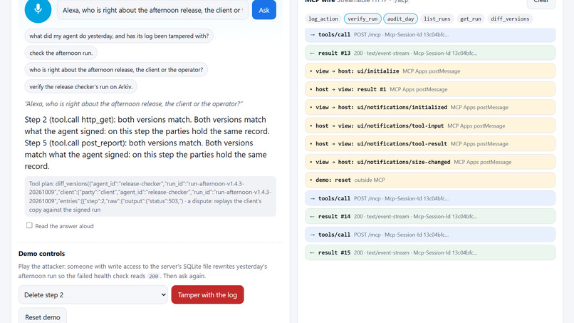agentlog-mcp – screenshot 4