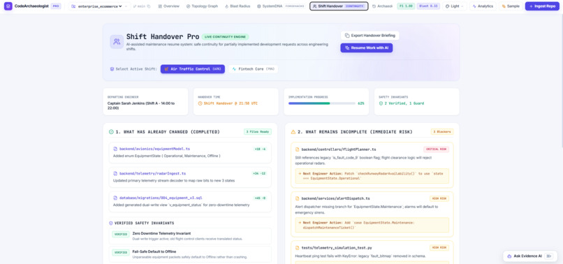 CodeArchaeologist & Shift Handover Pro – screenshot 6