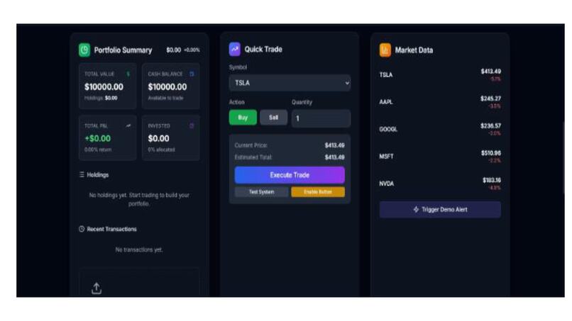 FinSense AI ( Real-Time Financial Intelligence Assistant ) – screenshot 1