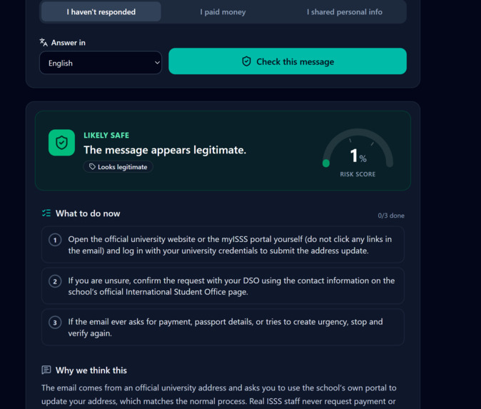 VisaShield – screenshot 6