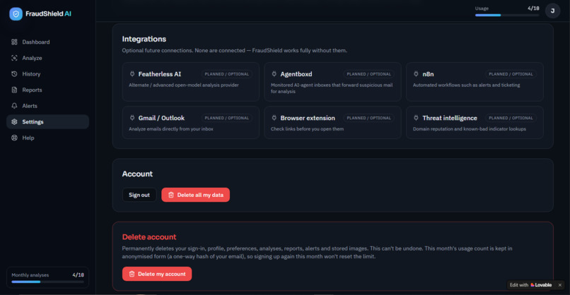 FraudShield AI – screenshot 6