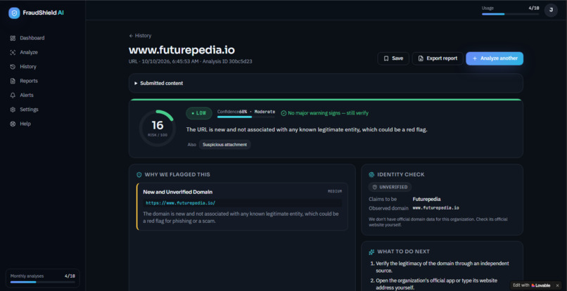 FraudShield AI – screenshot 7
