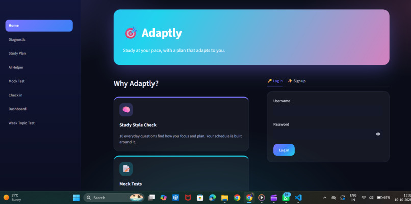 Adaptly: a study companion that adapts to you – screenshot 11