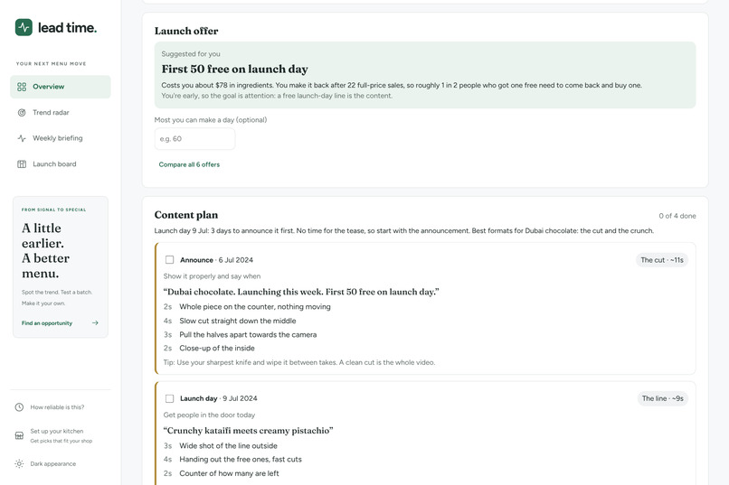 Lead Time – screenshot 5