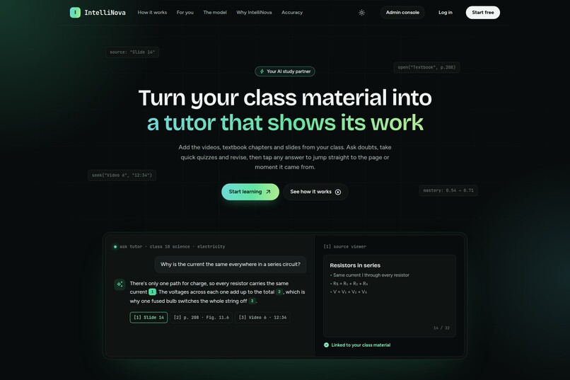 IntelliNova – screenshot 1