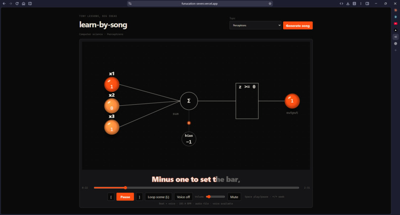 learn-by-song – screenshot 2