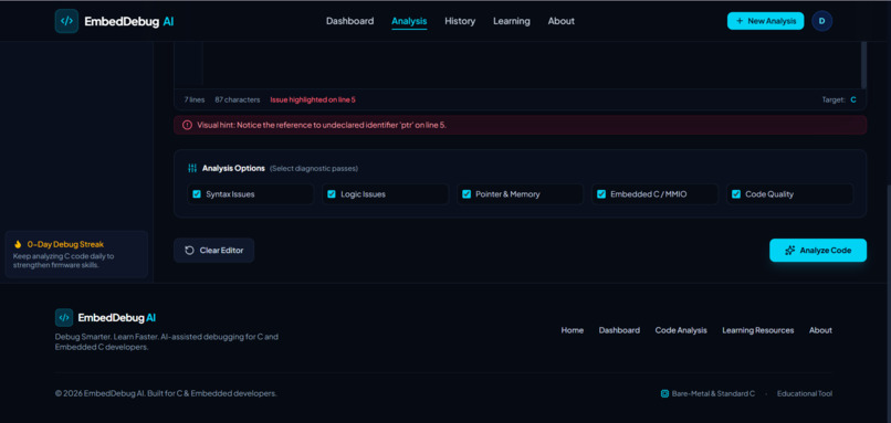 EmbedDebug AI – screenshot 3
