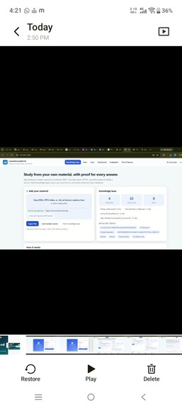 Learngrounded AI  – screenshot 2