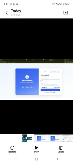 Learngrounded AI  – screenshot 1