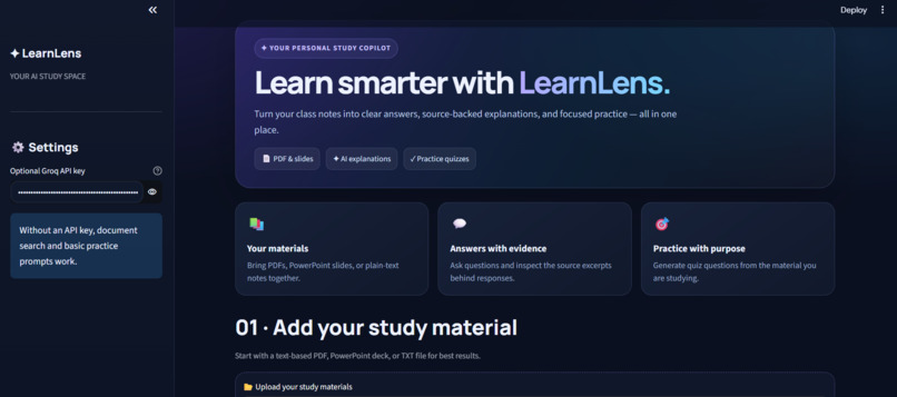LEARN LENS – screenshot 1
