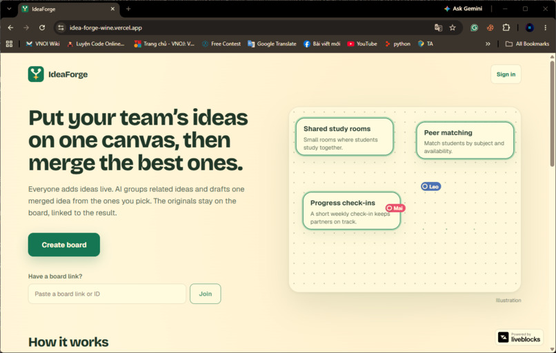 IdeaForge – screenshot 1