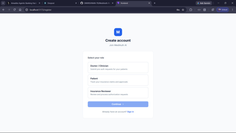 MediAuth AI – screenshot 1