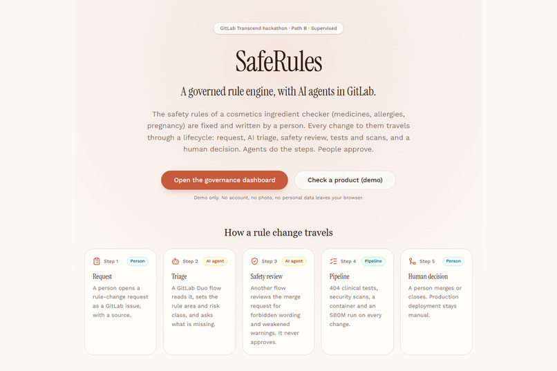 SafeRules – screenshot 1