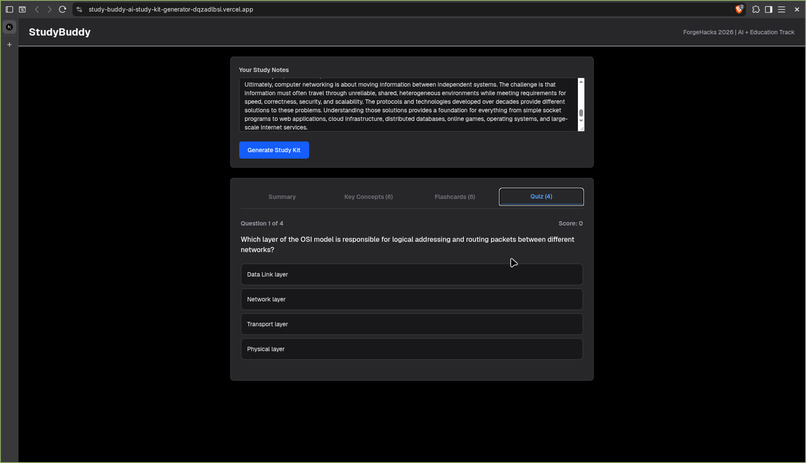 StudyBuddy - AI Study Kit Generator – screenshot 4