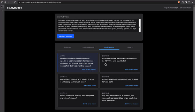 StudyBuddy - AI Study Kit Generator – screenshot 3