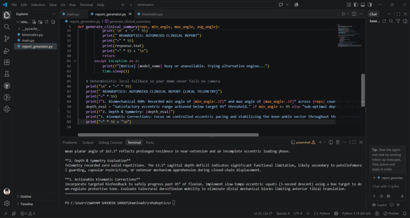 RehabOptics – screenshot 2