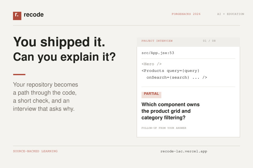 Recode – screenshot 1