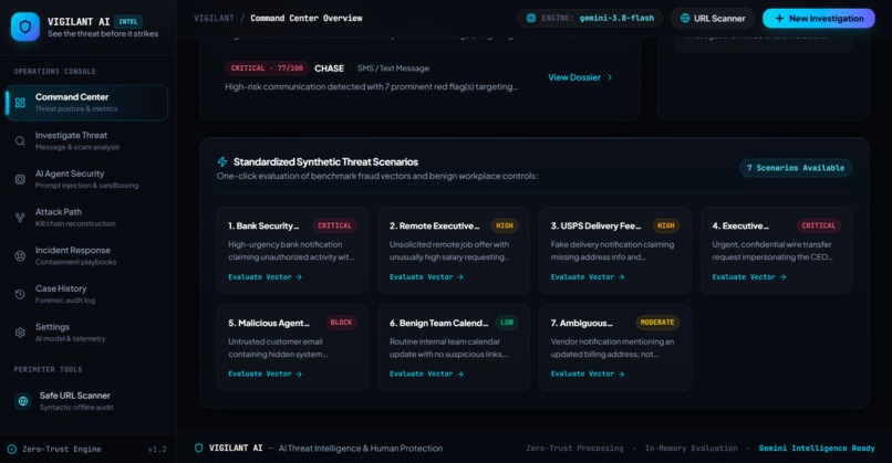 VIGILANT AI — Intelligent Threat Detection & Cybersecurity – screenshot 4