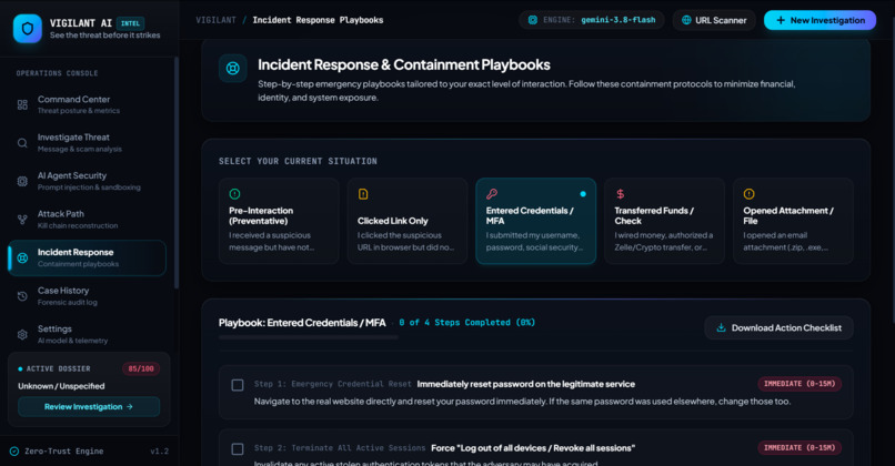 VIGILANT AI — Intelligent Threat Detection & Cybersecurity – screenshot 11
