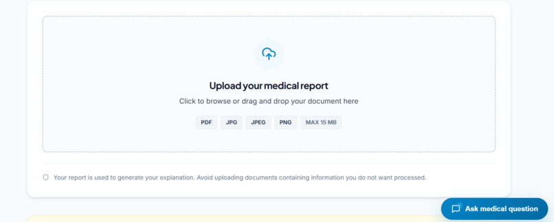 MedSimplify  – screenshot 1
