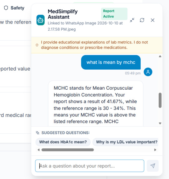 MedSimplify  – screenshot 4