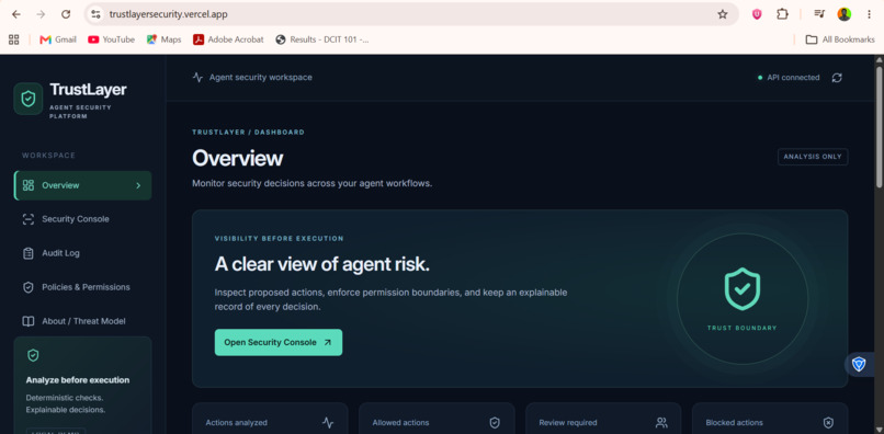 Trust Layer AI – screenshot 1