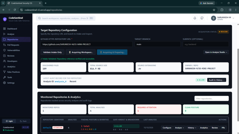 CodeSentinel: Automated AI Security Reviews for GitHub PRs – screenshot 7