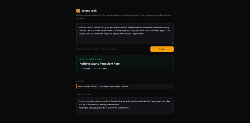 Second Look – screenshot 1