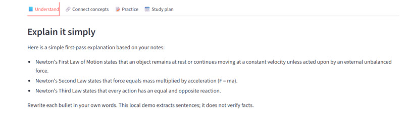 Project: StudyForge AI – screenshot 3
