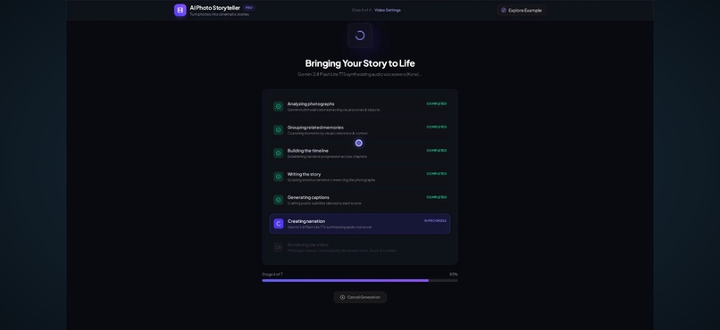 AI Photo Storyteller – screenshot 1