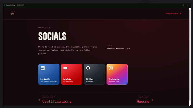 Interactive Portfolio using WebGL – screenshot 4