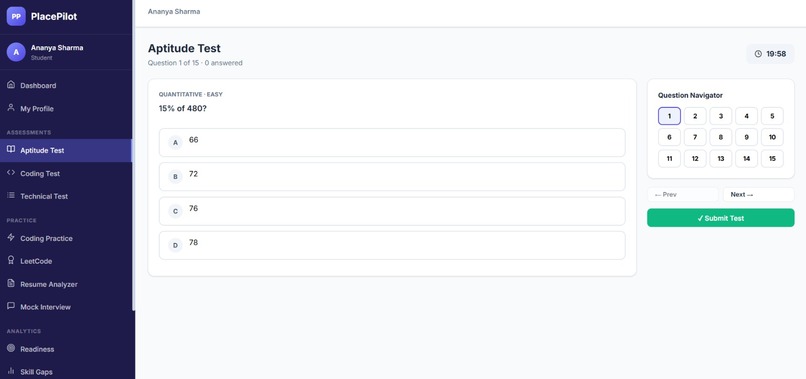 PlacePilot – AI-Powered Placement Intelligence Platform – screenshot 5