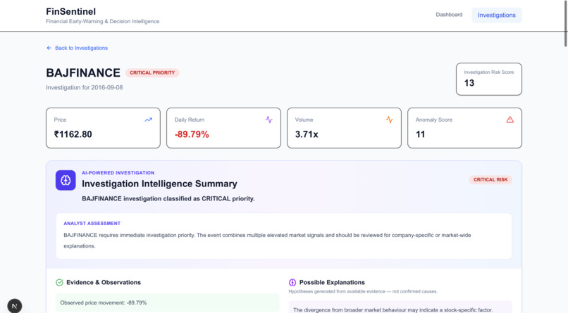 FinSentinel – screenshot 3
